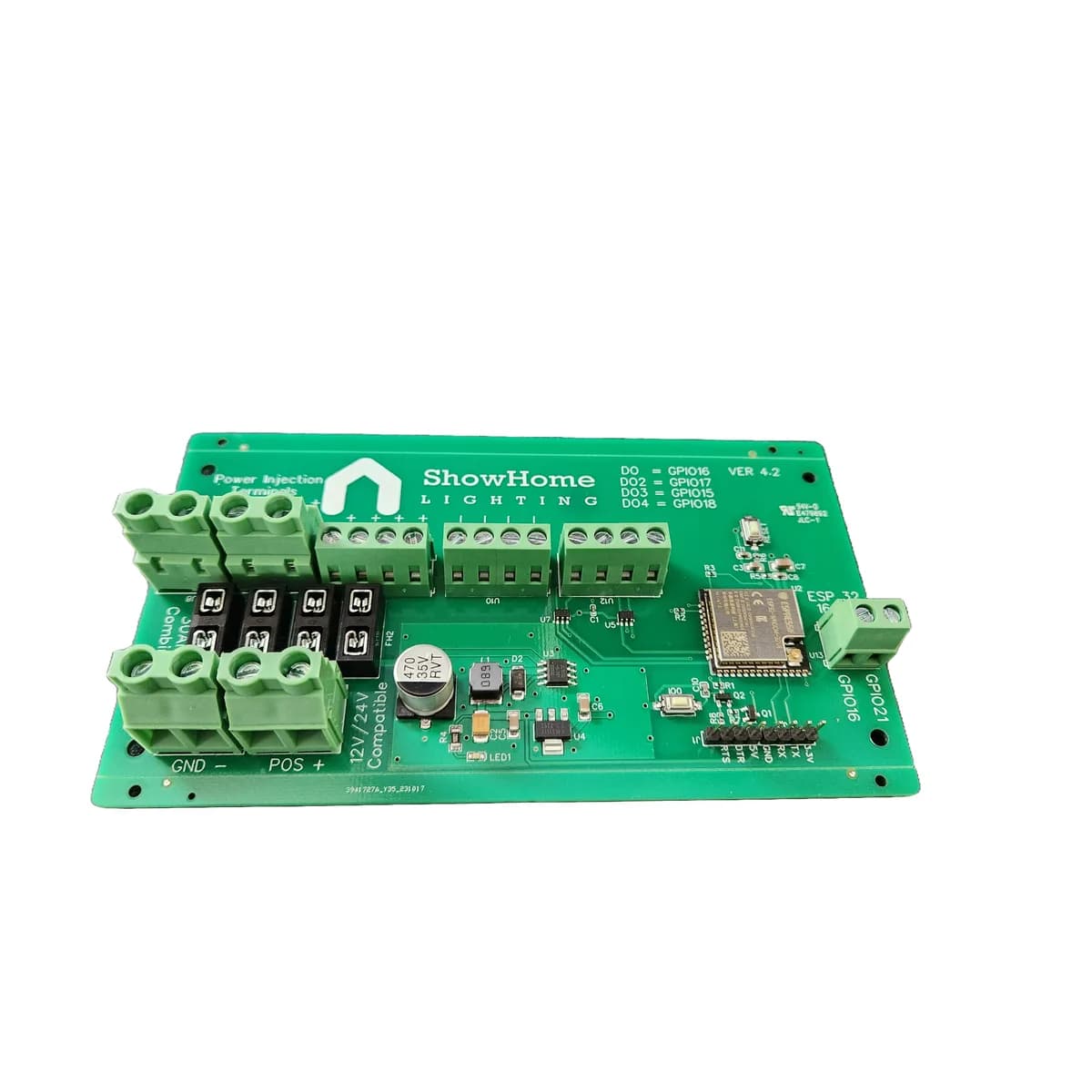 4-channel WLED controller board